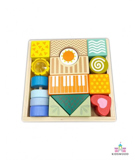 Wooden Sensory Blocks Wooden Sensory Blocks