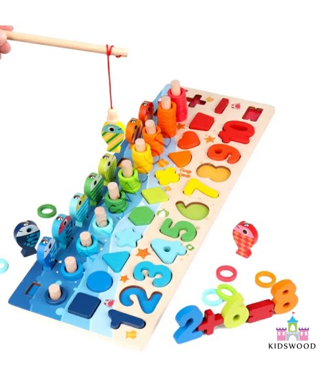 Fishing Logarithmic Board (Color Box)